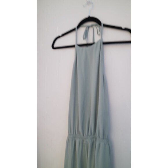 NWOT Show Me Your Mumu Dress Size Small Heather Halter Silver Sage Crisp - Picture 4 of 9